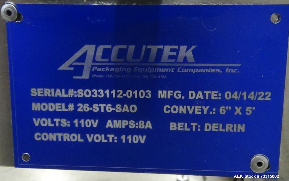 Used Accutek ASC-6 Automatic Spindle Capper | High-Speed Bottle Capping Machine